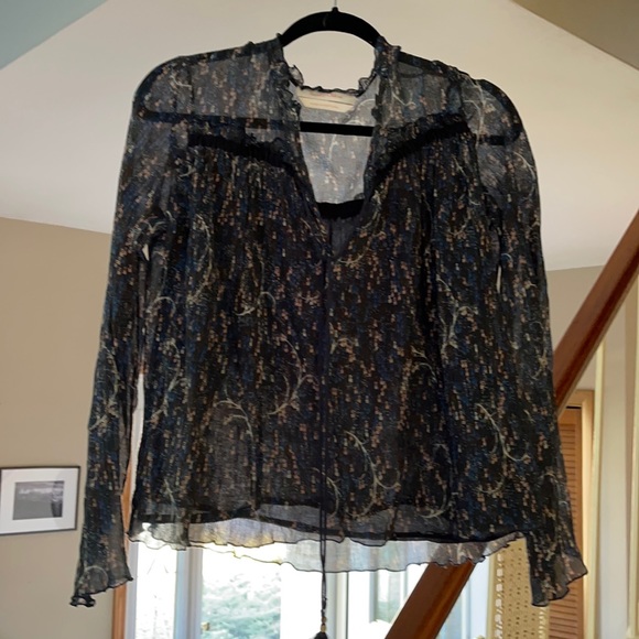 See by Chloe floral cotton peasant blouse - Picture 1 of 6